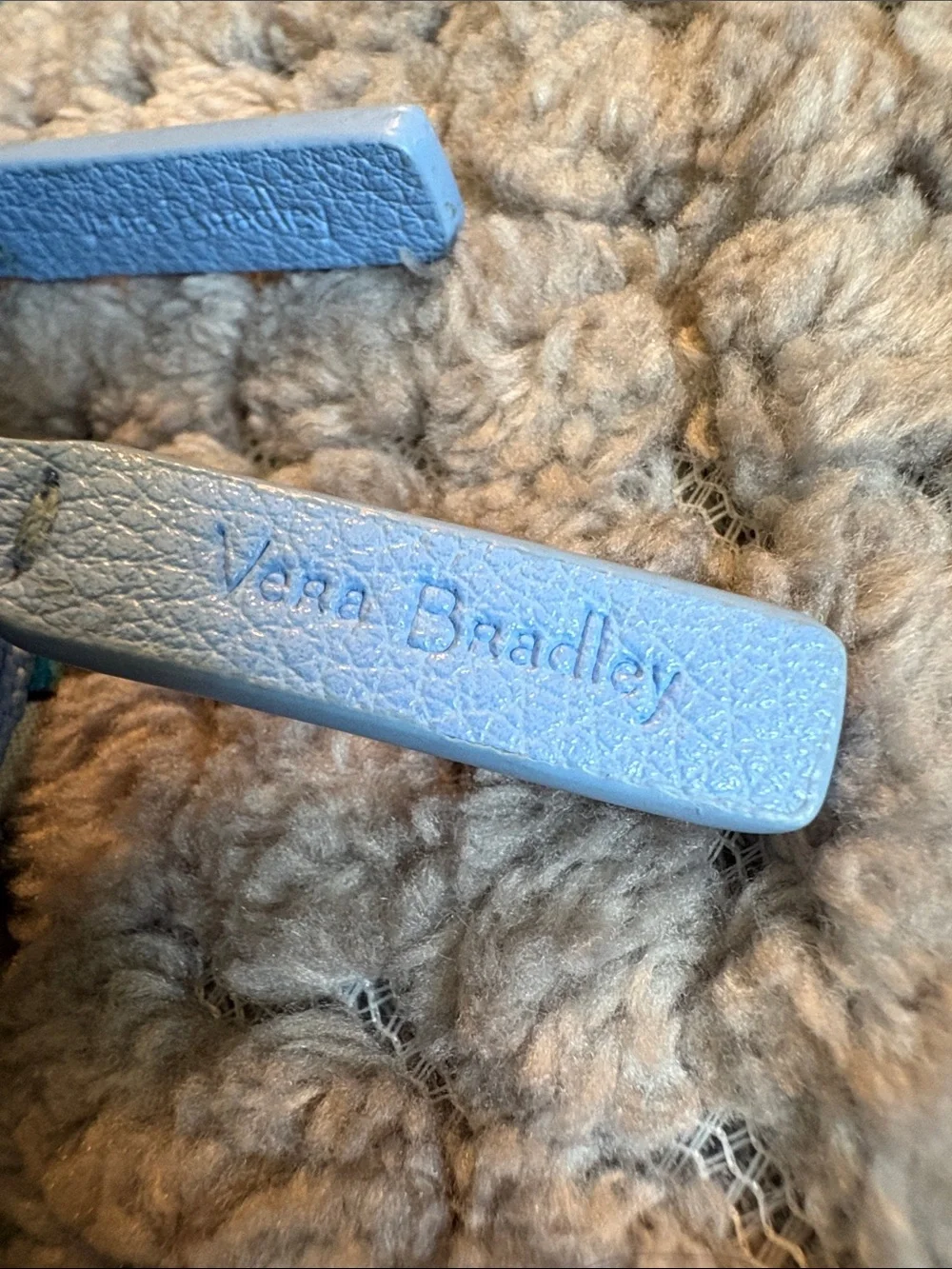 Vera Bradley Quilted Floral Wristlet in Blue, Yellow & Teal - Picture 6 of 6